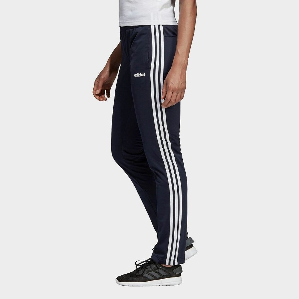 Adidas Essentials 3-Stripes Pants Navy Blue/White women’s  Size M - EUC